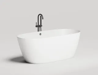 Ванна из искусственного камня Salini Sofia Light S-Sense 103711GRF 165x75см RAL полностью